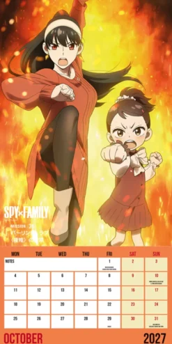 Spy x Family 2027 Wall Calendar