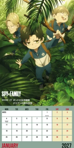 Spy x Family 2027 Wall Calendar