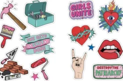 Stickers Against the Patriarchy A Little Sticker Book