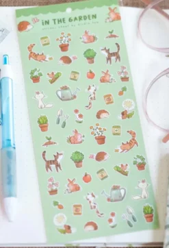 Sticker Sheet - In the Garden