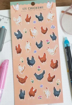 Sticker Sheet - Lil' Chickens
