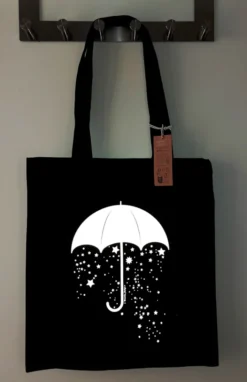 Stjärnregn Reflex Tote Bag - Tjockt tyg