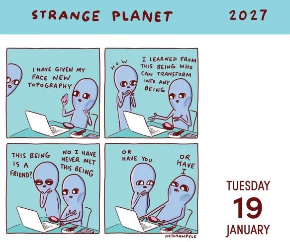Strange Planet 2027 Day-to-Day Calendar