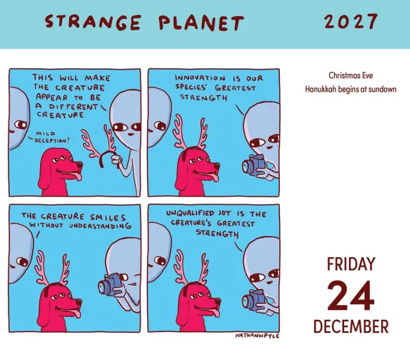 Strange Planet 2027 Day-to-Day Calendar