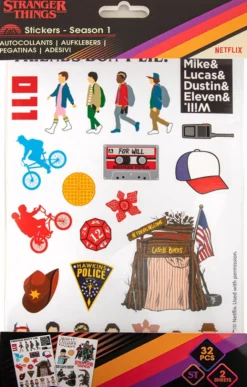 Stranger Things S1 Sticker Set