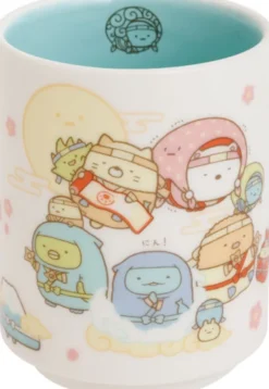 Sumikko Ninja Turqoise Japanese Teacup