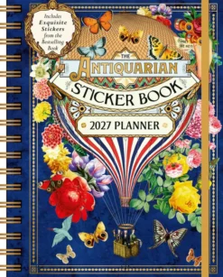 The Antiquarian Sticker Book 2027 Monthly/Weekly Planner Calendar