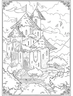 The Knights of Tayrealm Coloring Book