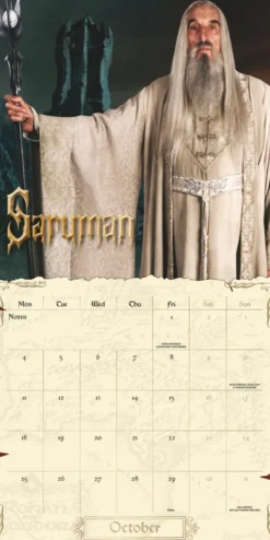 The Lord of the Rings Official 2027 Wall Calendar