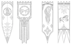 The Lord of the Rings: The War of the Rohirrim Official Colouring Book
