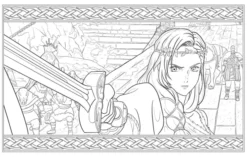 The Lord of the Rings: The War of the Rohirrim Official Colouring Book
