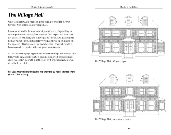 The Murder Mystery Club Puzzle Book: Murder in the Village