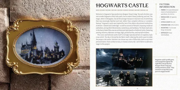 The Official Hogwarts Book of Cross-Stitch