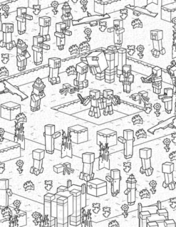 The Official Minecraft Colouring Book