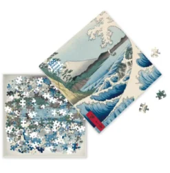 The Sea at Satta by Hiroshige Utagawa Puzzle 500 pcs