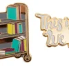 This is How We Roll Book Truck Enamel Pin Set