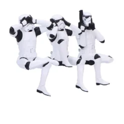 Three Wise Sitting Stormtroopers - Figures 11 cm