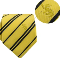 Tie & Metal Pin Deluxe Box Hufflepuff