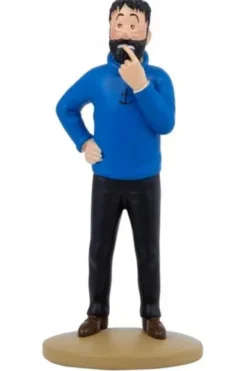 Tintin: Figur 12 cm resin Haddock skeptisk