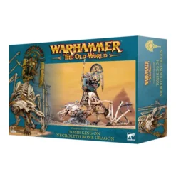 Tomb King On Necrolith Bone Dragon