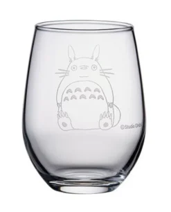 Totoro & Acorn Etched Glass 325 ml