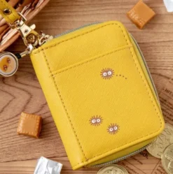 Totoro & Patches Yellow Purse