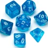 Transparent Series: Blue - Numbers: White