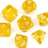 Transparent Series: Yellow - Numbers: White