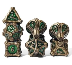 Tree Root Metal Dice Set of 7