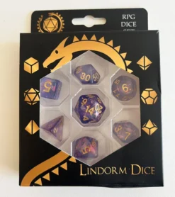 Under the Sky set of 7 dice