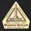Varsity pin: English