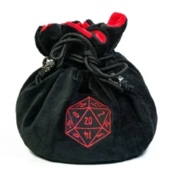 Velvet Dice Bag Black