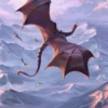 Vykort - Flying Dragon