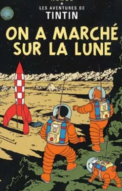 Vykort - On a marche sur la lune