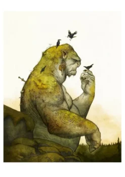 Vykort - The Giant A6