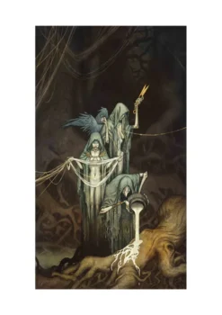 Vykort - The Norns A6