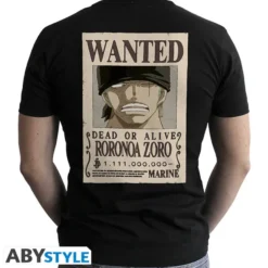 Wanted Zoro Black T-shirt