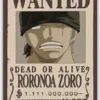 Wanted Zoro Standard Magnet