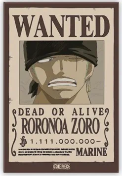 Wanted Zoro Standard Magnet