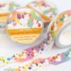 Washi Tape - Rainbow Unicorns (gold foil)