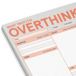 What (Not) to Overthink Note Pad - Pastel Vers.