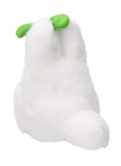 White Totoro w/ Leaf Plush Figure 16 cm