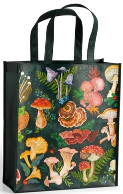 World of Mushrooms Reusable Shopping Bag