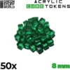 50x Acrylic Cube Tokens