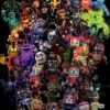 #X4 Five Nights at Freddy's Collage Maxi Poster