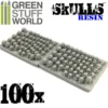 100x Resin Skulls