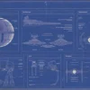 #Y1 Imperial Fleet Blueprint Maxi Poster