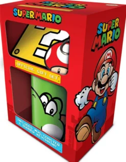 Yoshi -Mug Coaster Keychain- Gift Set