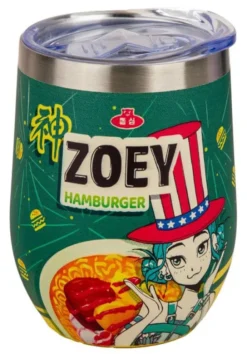 Zoey Hamburger Travel Mug 350ml